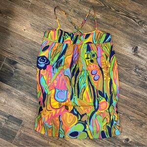 Tori Richard Honolulu Bright Floral Sundress Size U (Fits S/M)